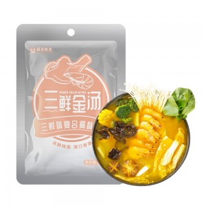 Golden soup of three delicacies compound seasoning